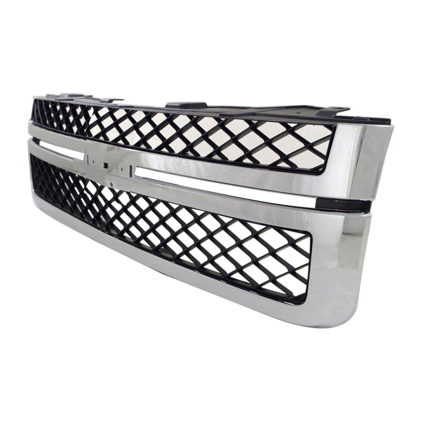 2011-2014 Chevrolet Silverado 2500 Grille Matte-Dk Gray With Chrome Mldg , GM1200639. Tested for reliable performance.