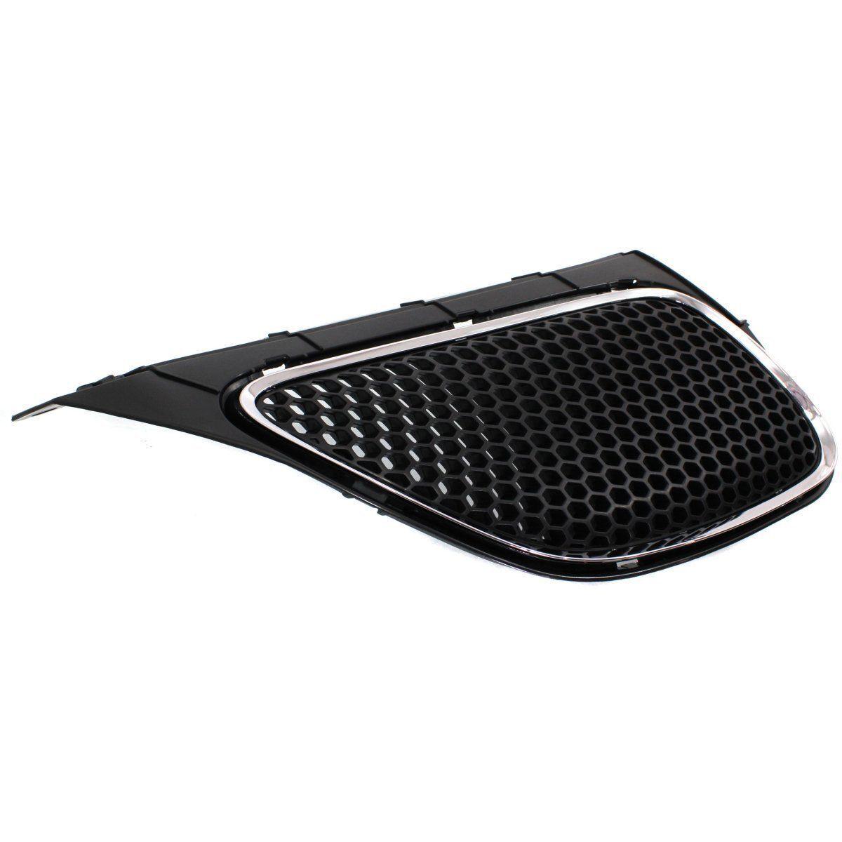 2005-2008 Pontiac Vibe Grille Passenger Side Upper Matte-Dark Gray With Chrome Mldg , GM1200651. High-quality aftermarket part.
