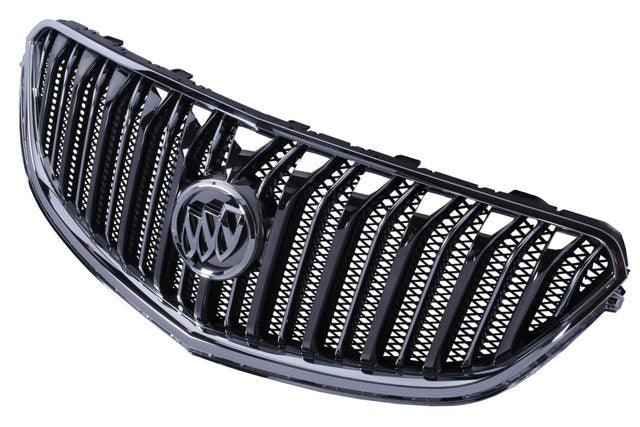 2013-2017 Buick Enclave Grille Without Emblem Chrome And Black , GM1200669. Designed for OEM alignment.