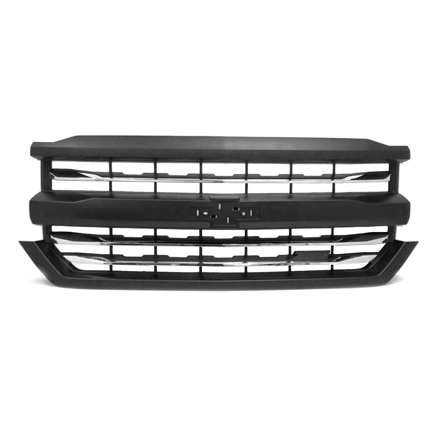 2017-2018 Chevrolet Silverado 1500 Grille Front , GM1200763. Installed view for reference.