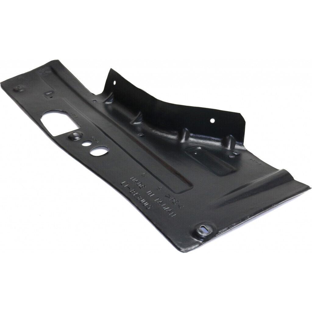2013-2015 Chevrolet Malibu Undercar Shield Front Driver Side , GM1228144. Installed view for reference.