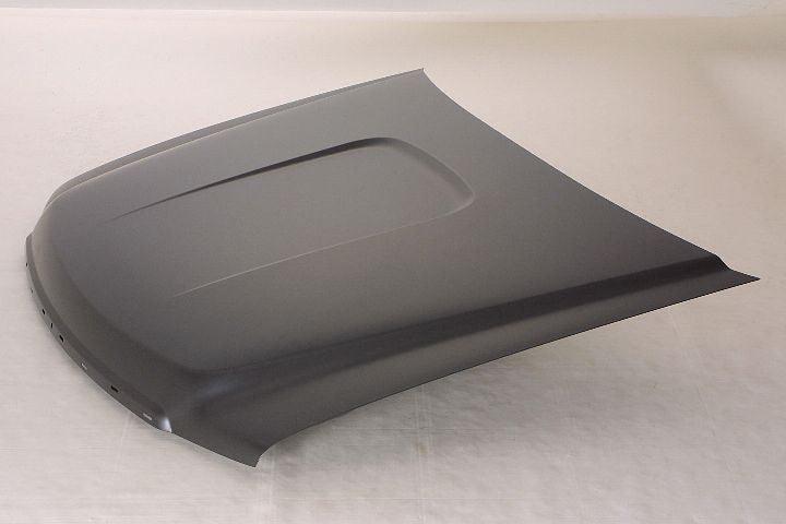 2009-2012 Gmc Sierra Hybrid Hood Steel , GM1230359. Angle view for visual reference.
