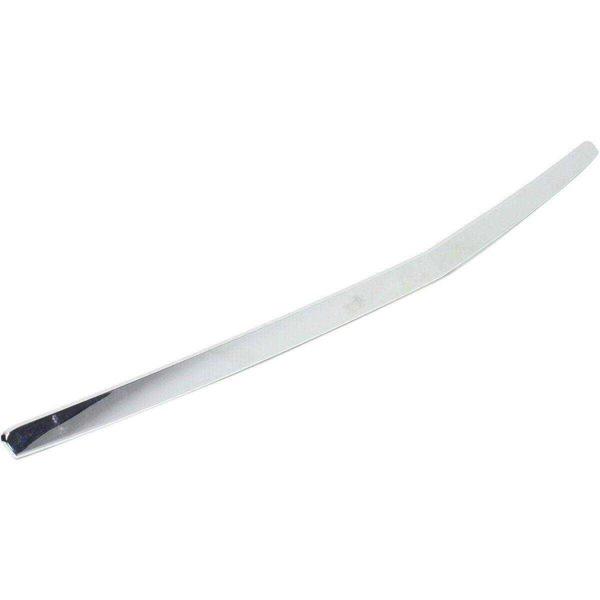2005-2011 Cadillac STS Hood Moulding Chrome , GM1235123. Installed view for reference.