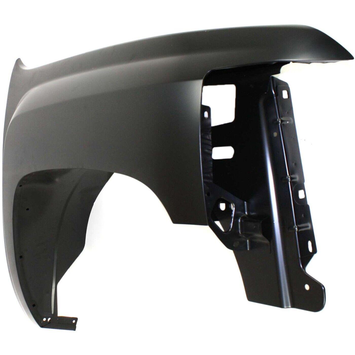 2007-2013 Chevrolet Silverado 1500 Front Passenger Side Fender , GM1241341. Installed view for reference.