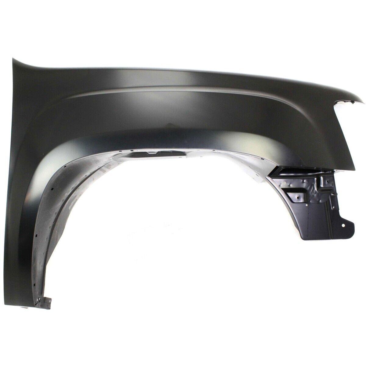 2011-2014 Gmc Sierra 3500 Front Passenger Side Fender , GM1241342. Angle view for visual reference.