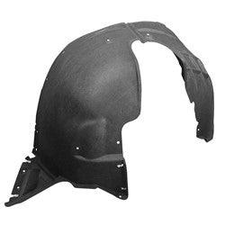 2018-2021 Chevrolet Traverse Fender Liner Front Passenger Side , GM1249284. Side view of the replacement part.