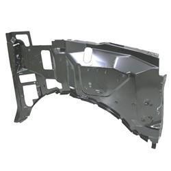 2003-2023 Gmc Savana Fender Inner Front Passenger Side Steel , GM1249303. Side view of the replacement part.