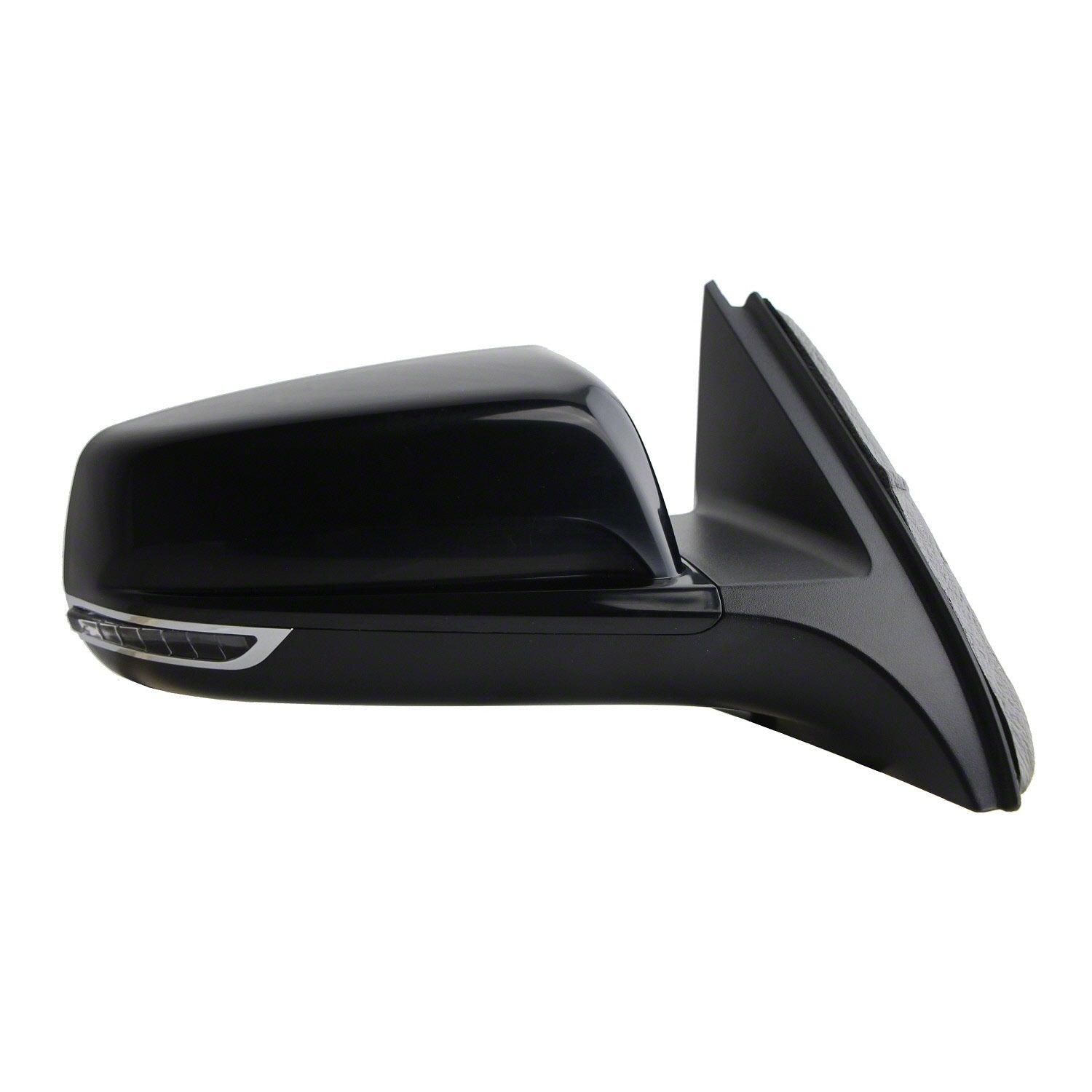 2013-2015 Chevrolet Malibu Mirror Driver Side Power , GM1320482. Side view of the replacement part.