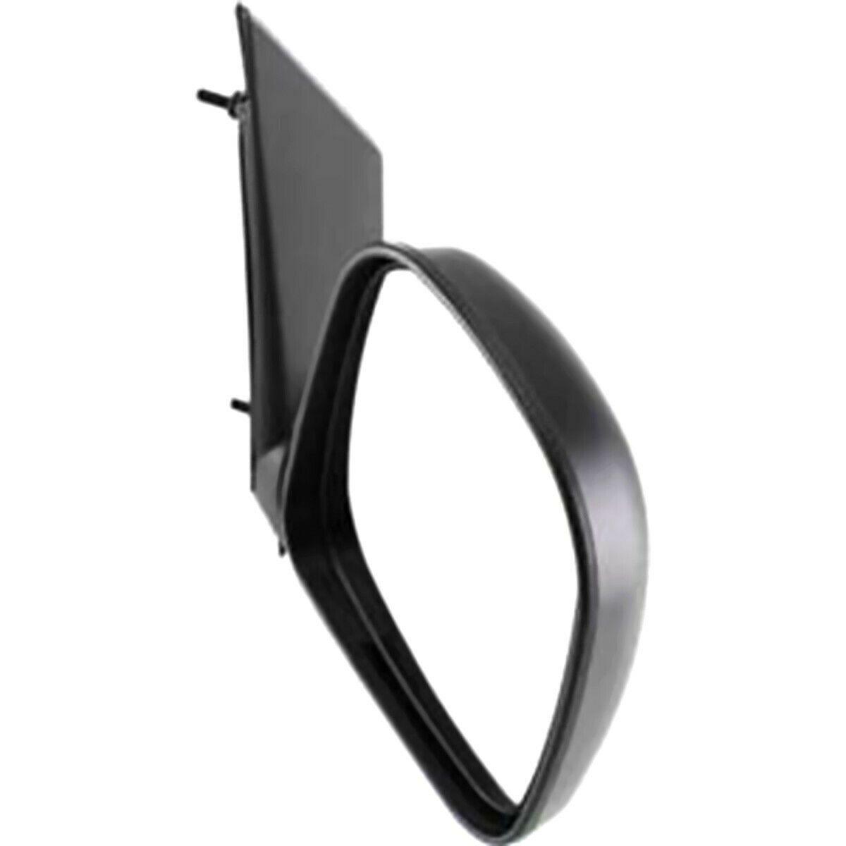 1996-2002 Chevrolet Express Van Mirror Passenger Side Manual , GM1321245. Side view of the replacement part.