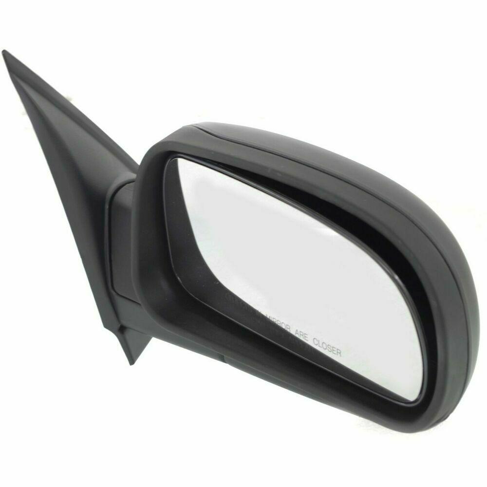 2002-2009 Chevrolet Trailblazer Mirror Passenger Side Manual , GM1321264. Side view of the replacement part.