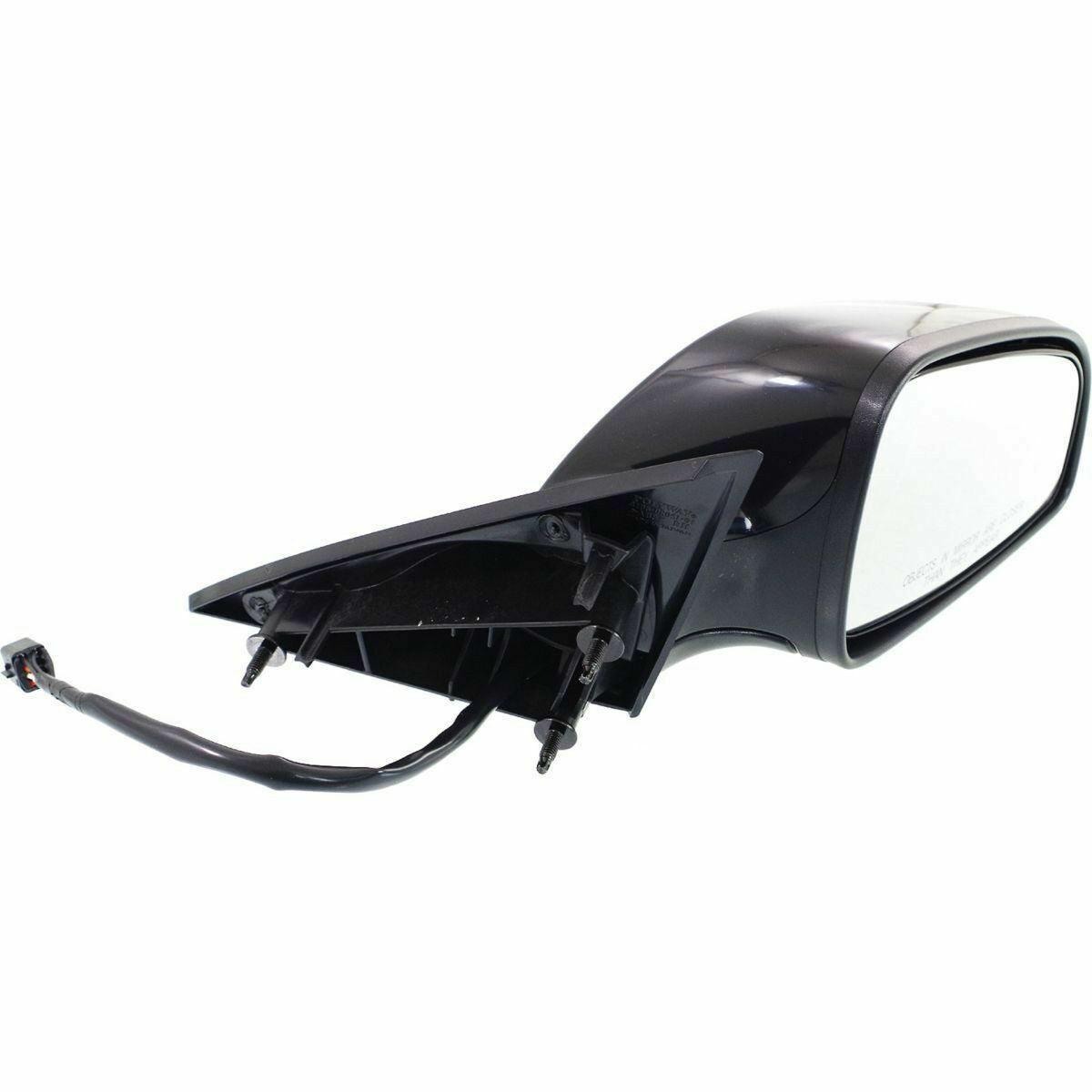 2008-2012 Chevrolet Malibu Mirror Passenger Side Power , GM1321319. Side view of the replacement part.