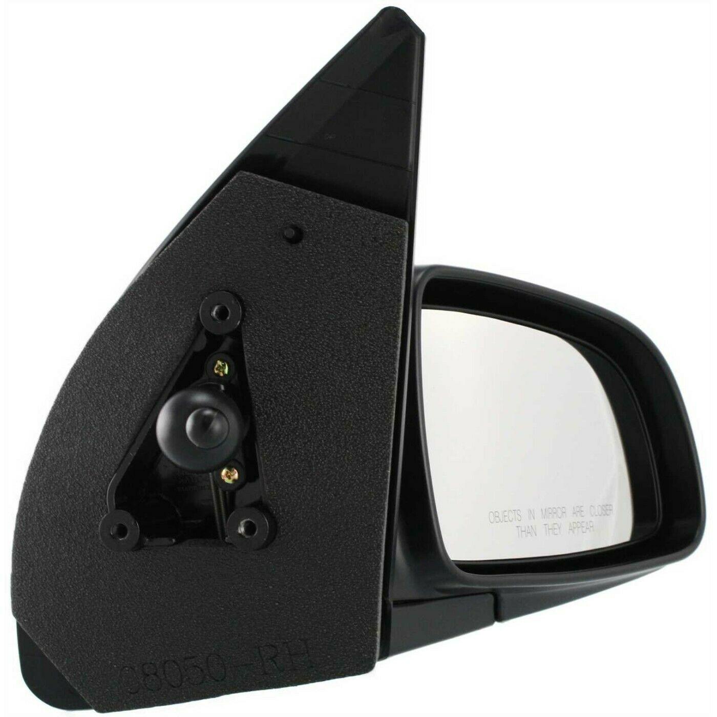 2007-2011 Chevrolet Aveo Sedan Mirror Passenger Side Manual , GM1321329. Installed view for reference.