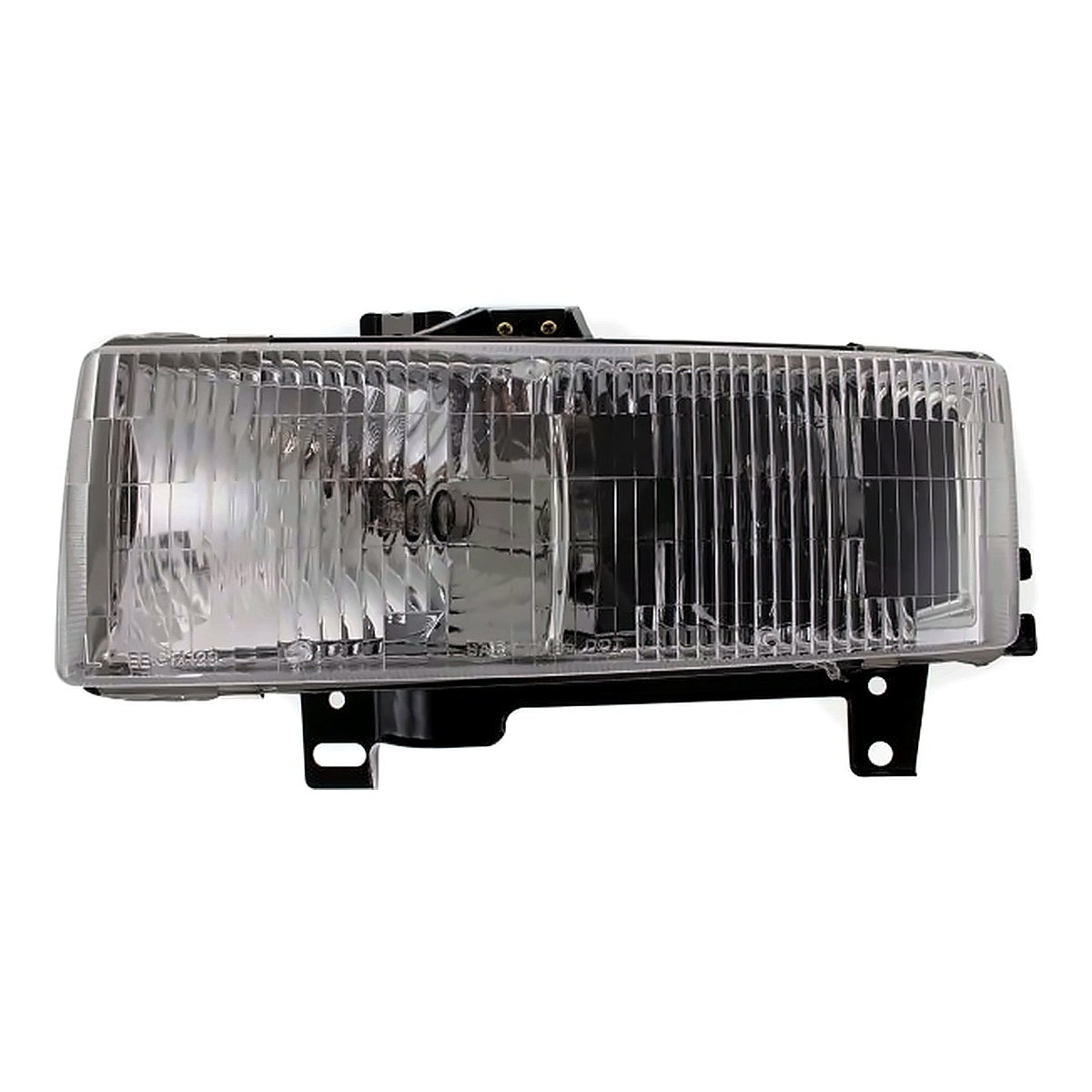 1996-2002 Chevrolet Express Van Driver Side Head Lamp, gm2502176. Front view.