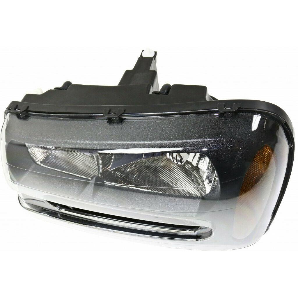 2002-2009 Chevrolet Trailblazer Head Lamp Driver Side Exc 06-09 Lt Model , GM2502213. Designed for OEM alignment.
