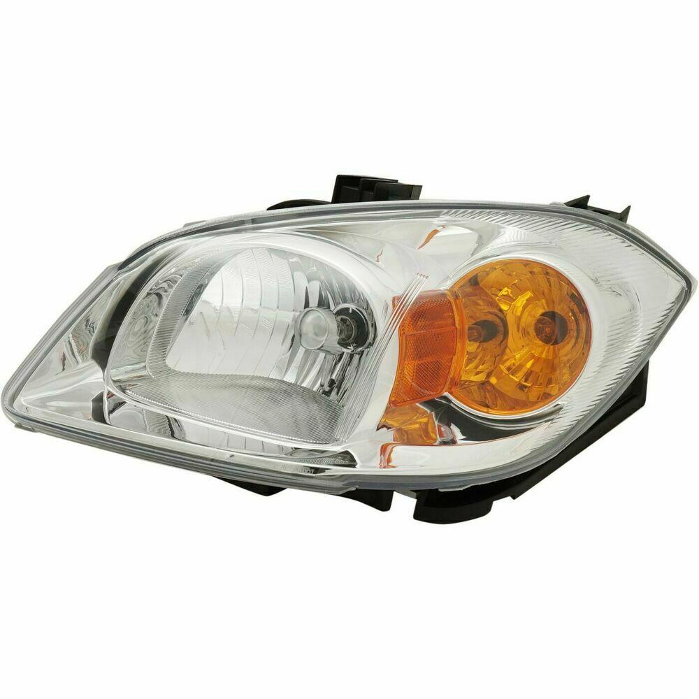 2007-2009 Pontiac G5 Head Lamp Driver Side (Without Bracket) , GM2502251. Designed for OEM alignment.
