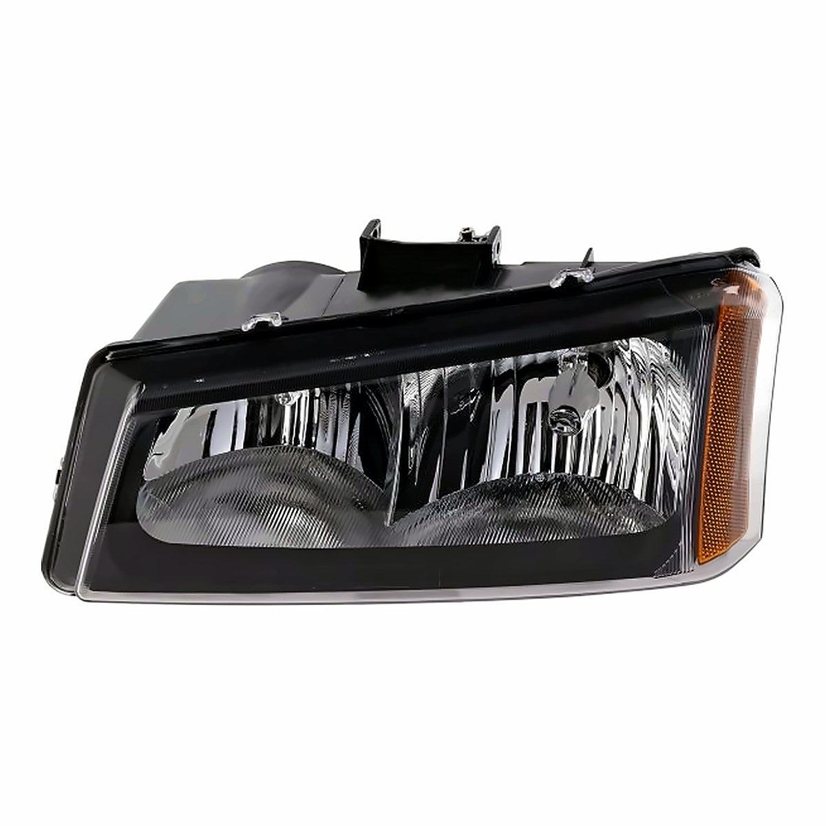 2005-2007 Chevrolet Silverado Hybrid Driver Side Head Lamp, gm2502257. Front view.