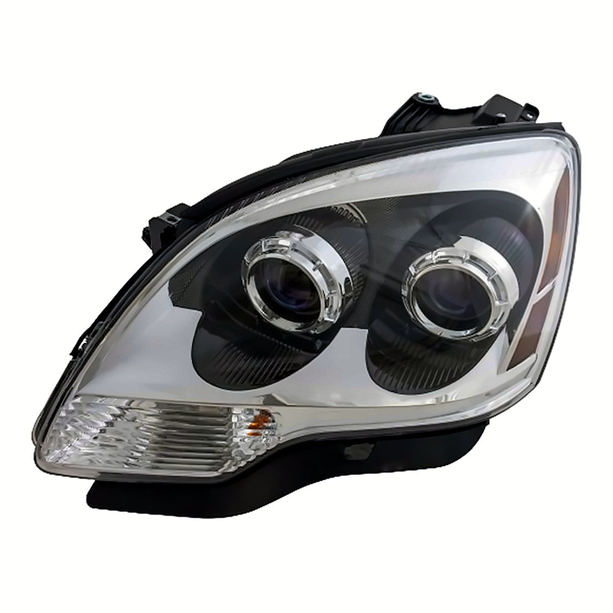 2007-2008 GMC Acadia Driver Side Head Lamp, gm2502294. Front view.