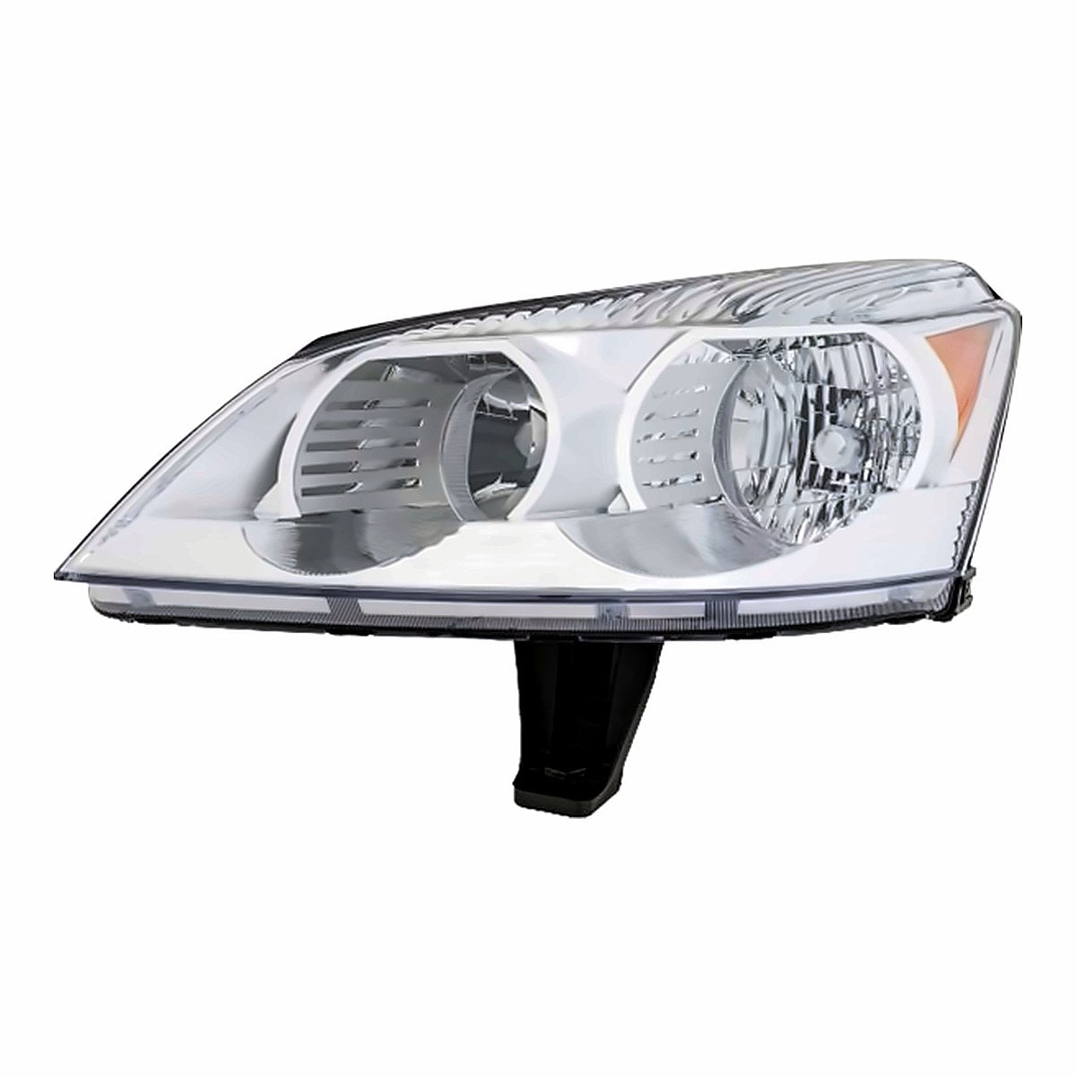 2009-2012 Chevrolet Traverse Driver Side Head Lamp, gm2502330. Front view.