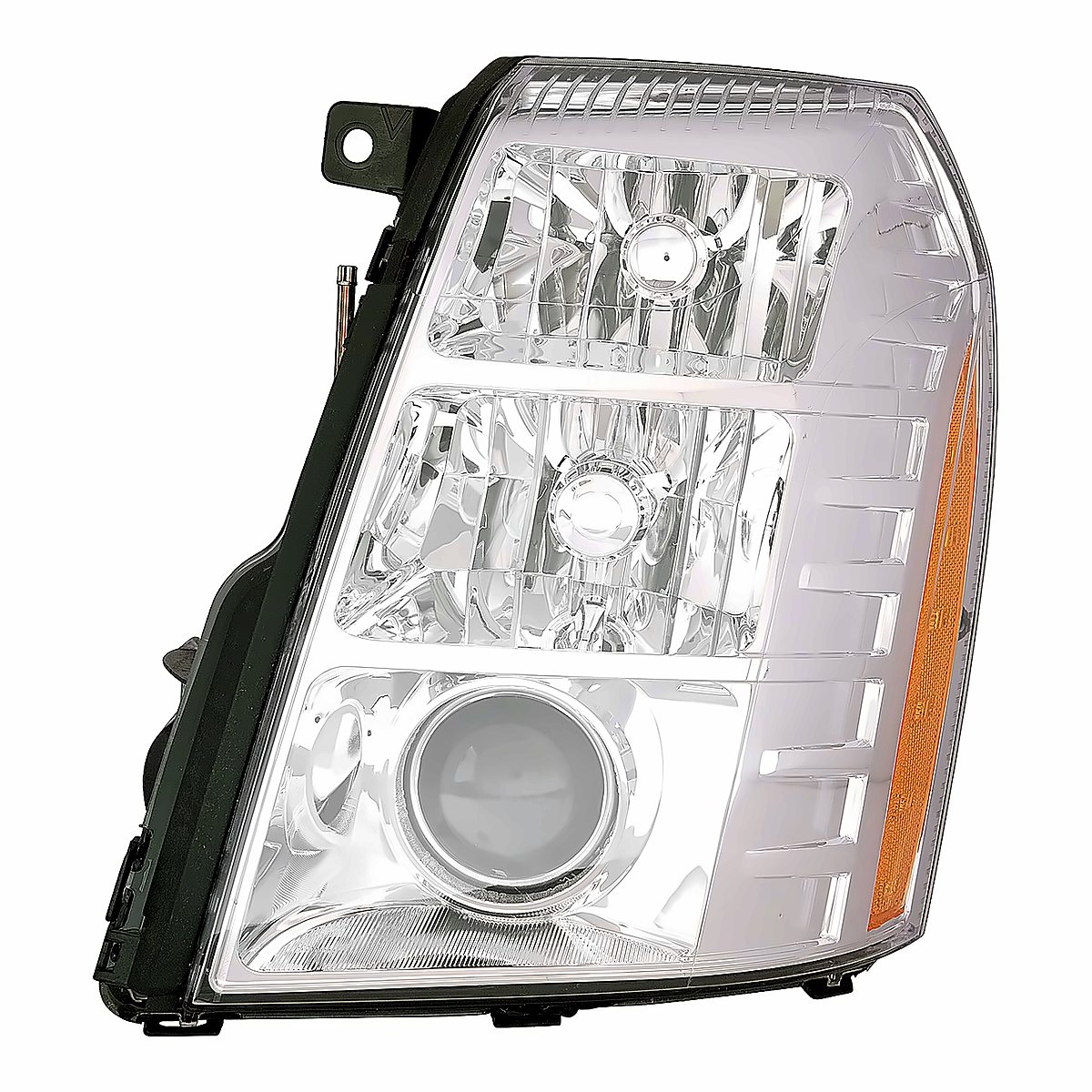2009-2013 Cadillac Escalade Hybrid Driver Side Head Lamp, gm2502348. Front view.