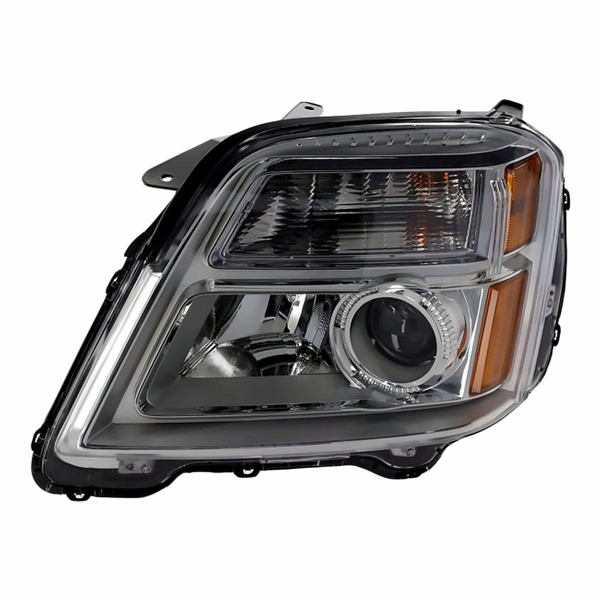 2010-2015 GMC Terrain Driver Side Head Lamp, gm2502350. Front view.
