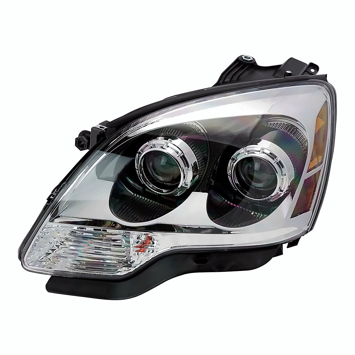 2008-2012 GMC Acadia Driver Side Head Lamp, gm2502358. Front view.