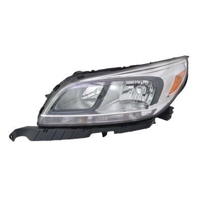 2013-2015 Chevrolet Malibu Head Lamp Driver Side Halogen Ls Model , GM2502363. Side view of the replacement part.