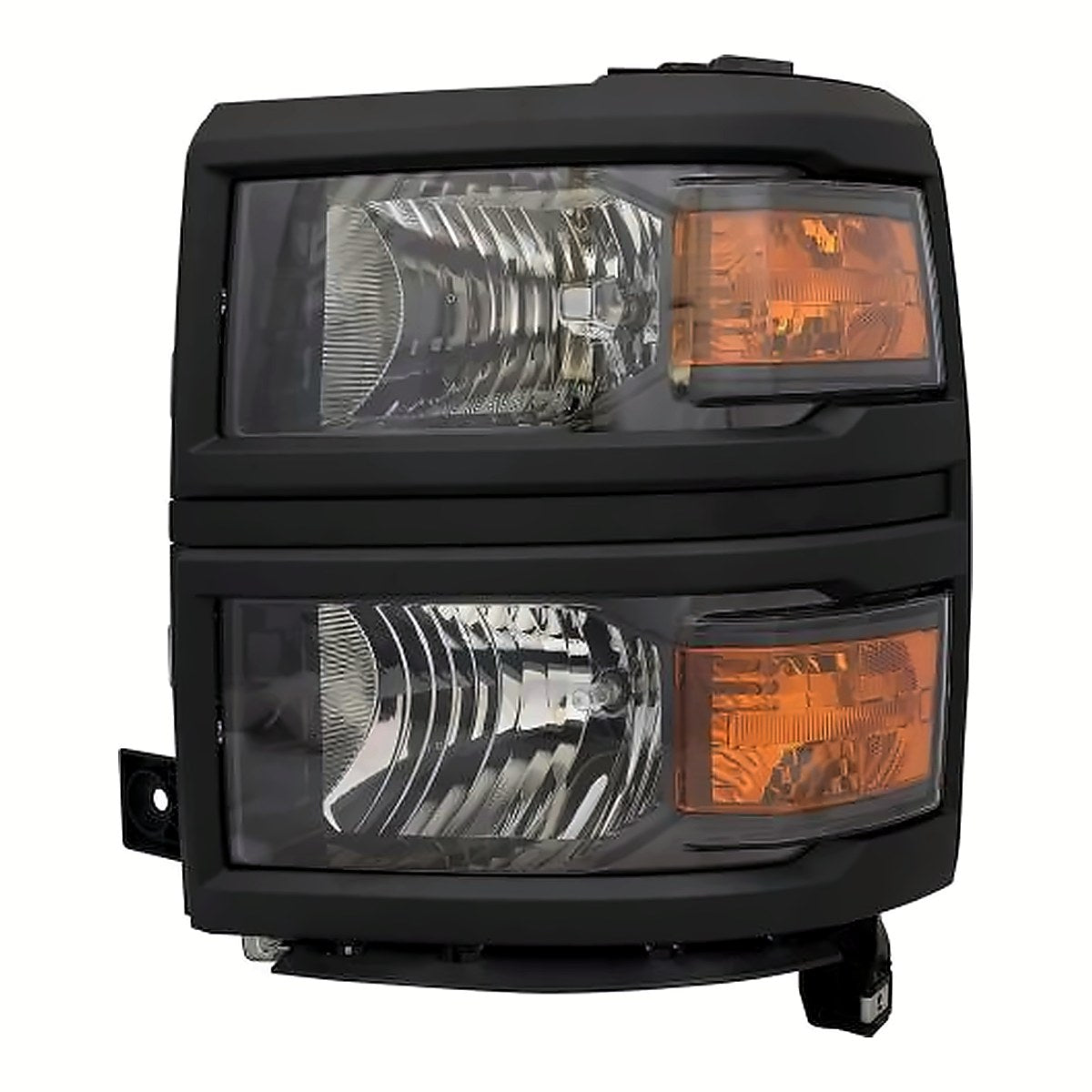 2014-2015 Chevrolet Silverado 1500 Driver Side Head Lamp, gm2502395. Front view.
