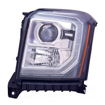 2015-2017 Gmc Yukon Head Lamp Driver Side Halogen Without Logo , GM2502409. OEM-style replacement.
