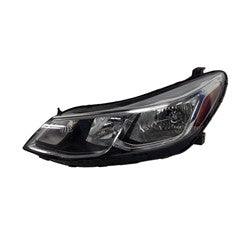 2016-2019 Chevrolet Cruze Sedan Head Lamp Driver Side Halogen Without Drl Without Projector , GM2502428. Replacement part ready for install.