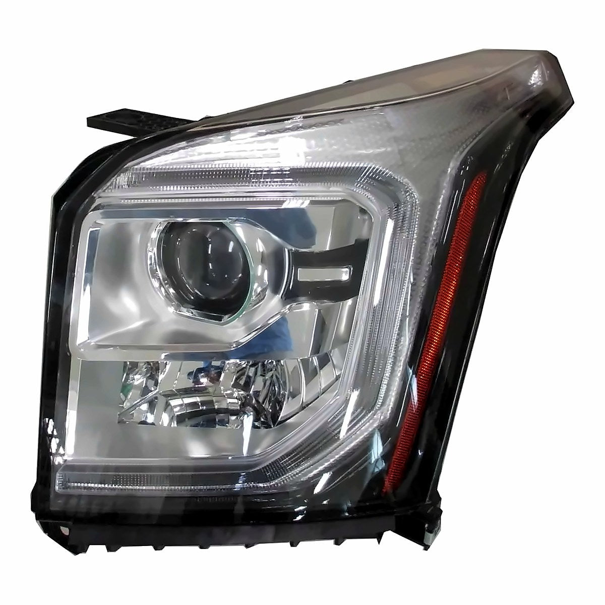 2017-2020 GMC Yukon Driver Side Head Lamp, gm2502473. Front view.