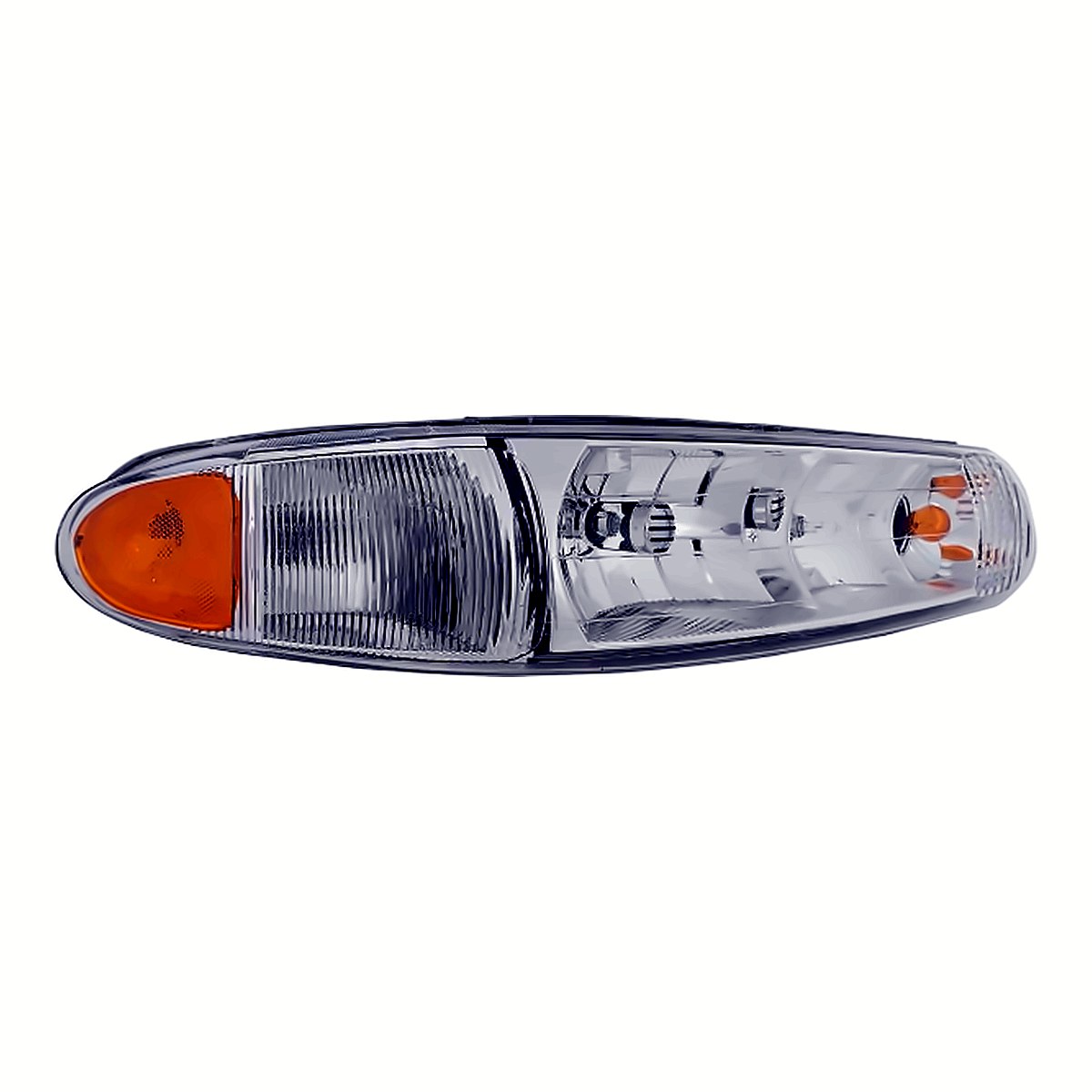 1997-2005 Buick Century Passenger Side Head Lamp, gm2503182. Front view.