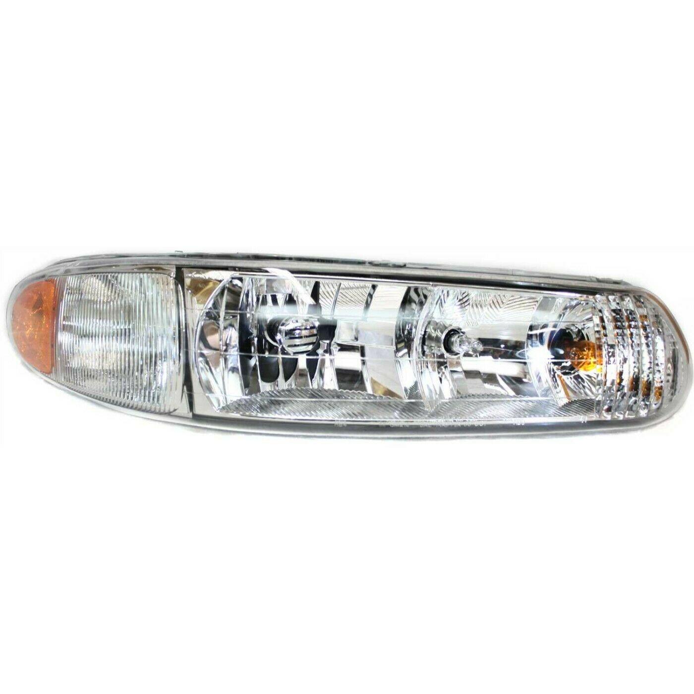 1997-2005 Buick Century Head Lamp Passenger Side Without Cornering Lamp , GM2503183.   component.