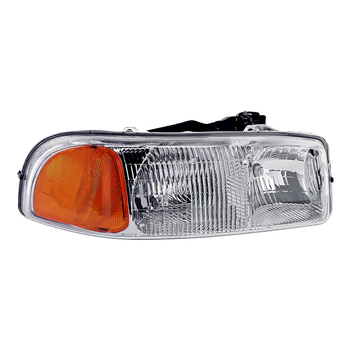 2000-2006 GMC Yukon Passenger Side Head Lamp, gm2503188. Front view.