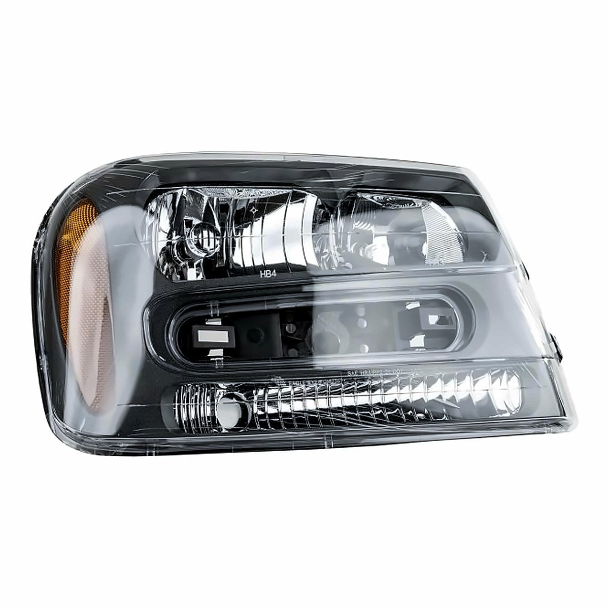 2002-2009 Chevrolet Trailblazer Passenger Side Head Lamp, gm2503213. Front view.