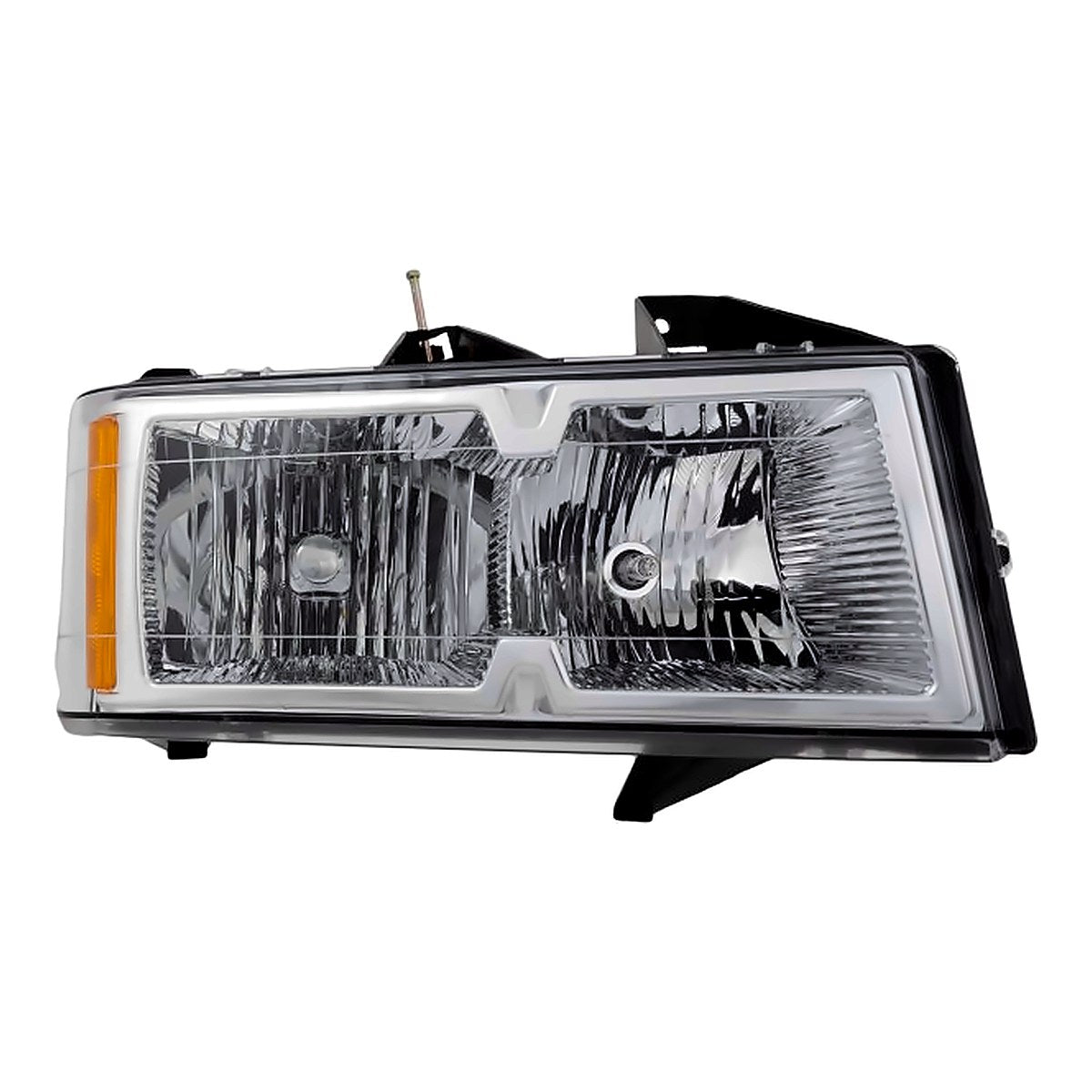 2005-2008 Chevrolet Colorado Passenger Side Head Lamp, gm2503247. Front view.