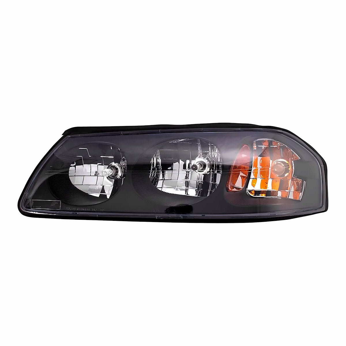 2004-2005 Chevrolet Impala Front Passenger Side Head Lamp, gm2503248. Front view.
