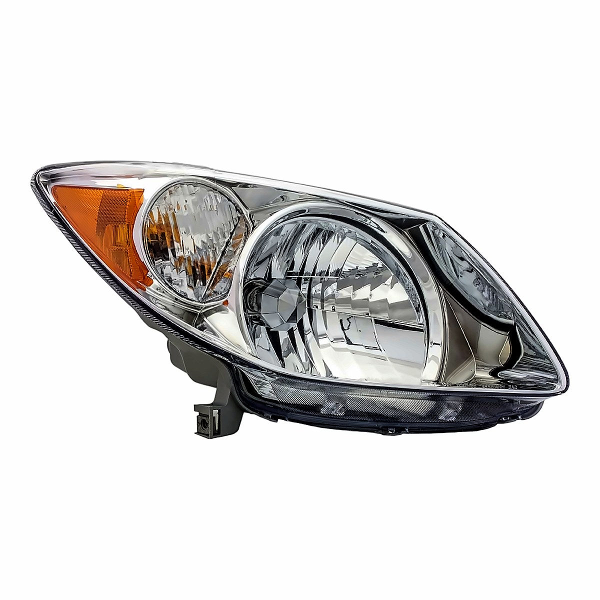 2005-2008 Pontiac Vibe Passenger Side Head Lamp, gm2503249. Front view.
