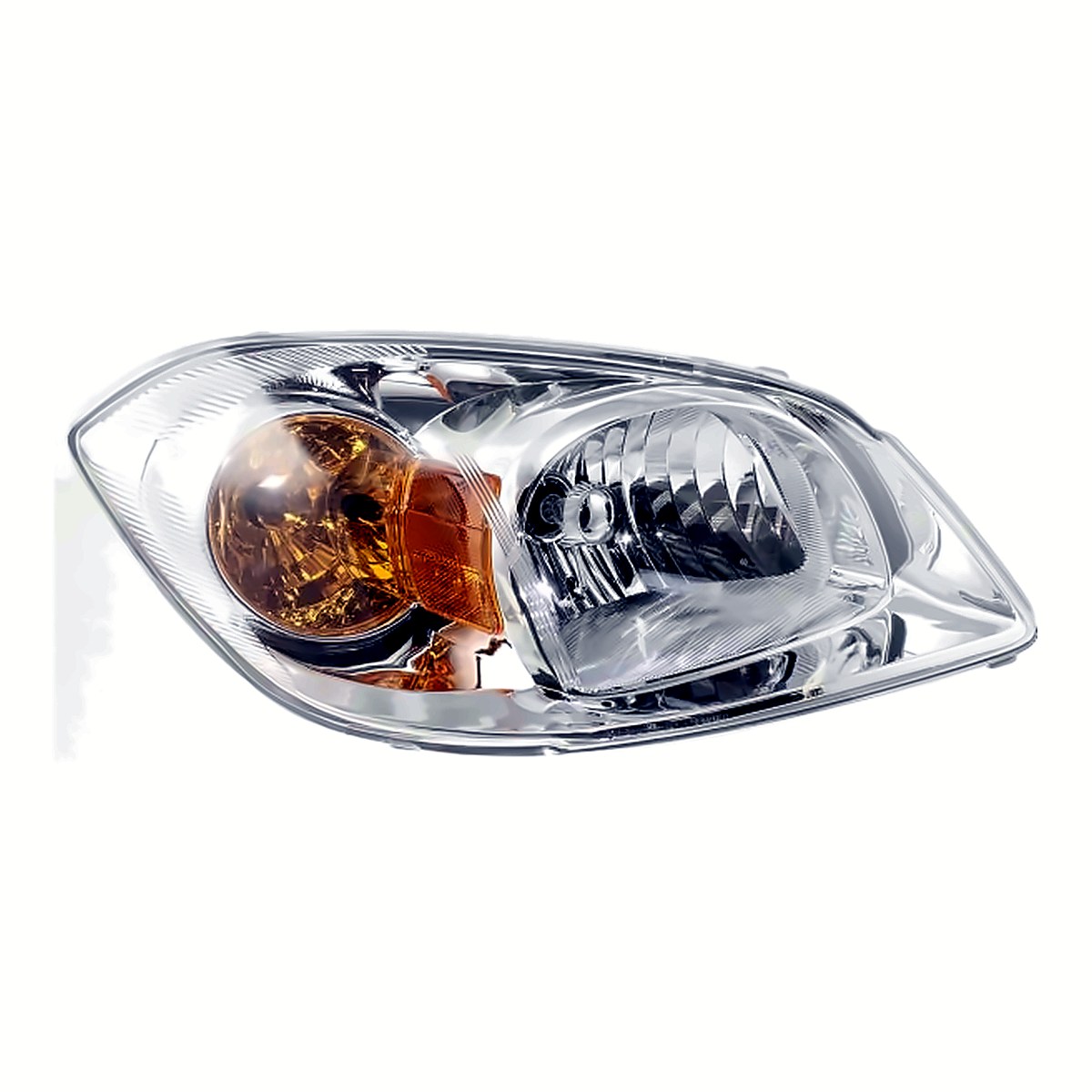 2007-2009 Pontiac G5 Passenger Side Head Lamp, gm2503251. Front view.