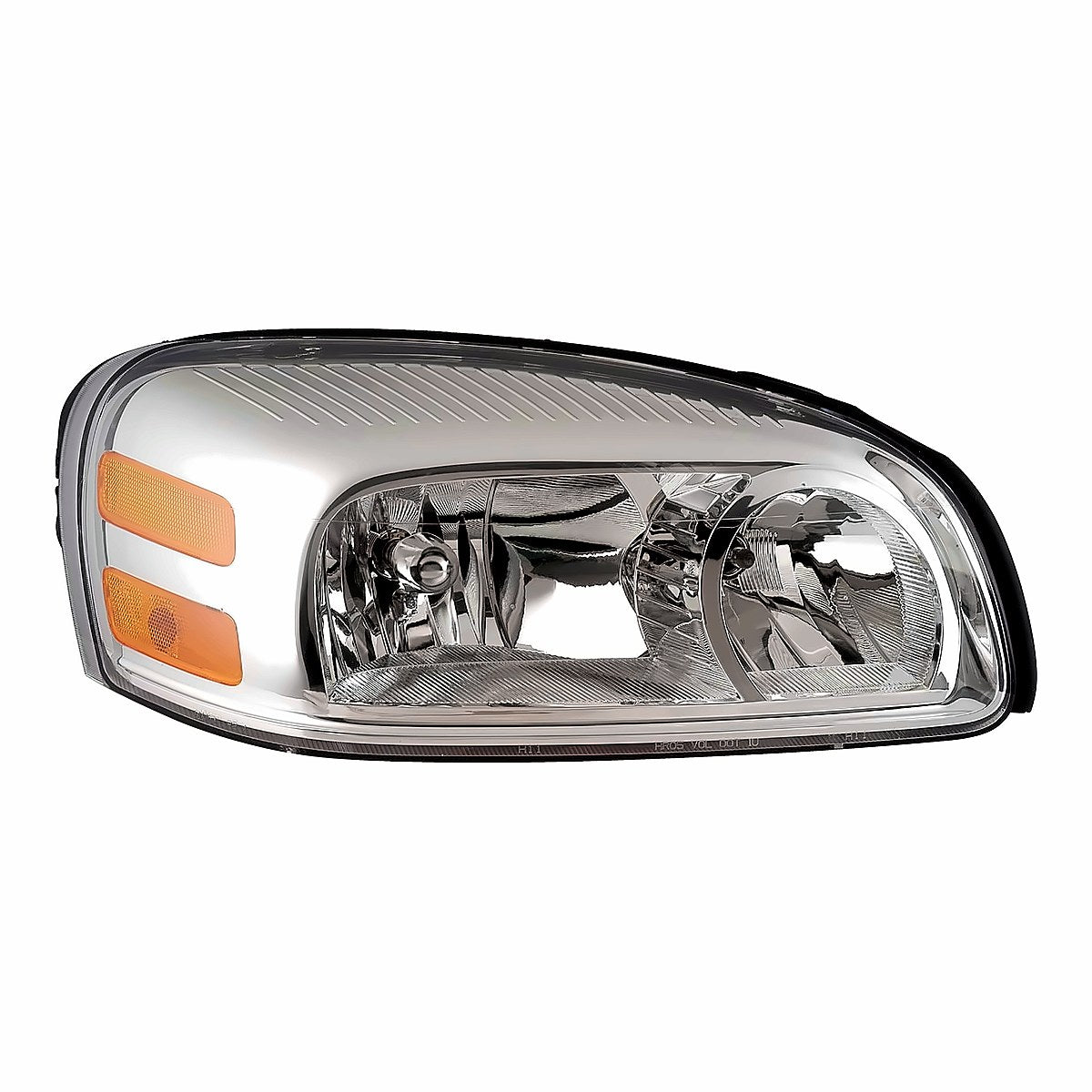 2005-2006 Pontiac Montana Passenger Side Head Lamp, gm2503256. Front view.