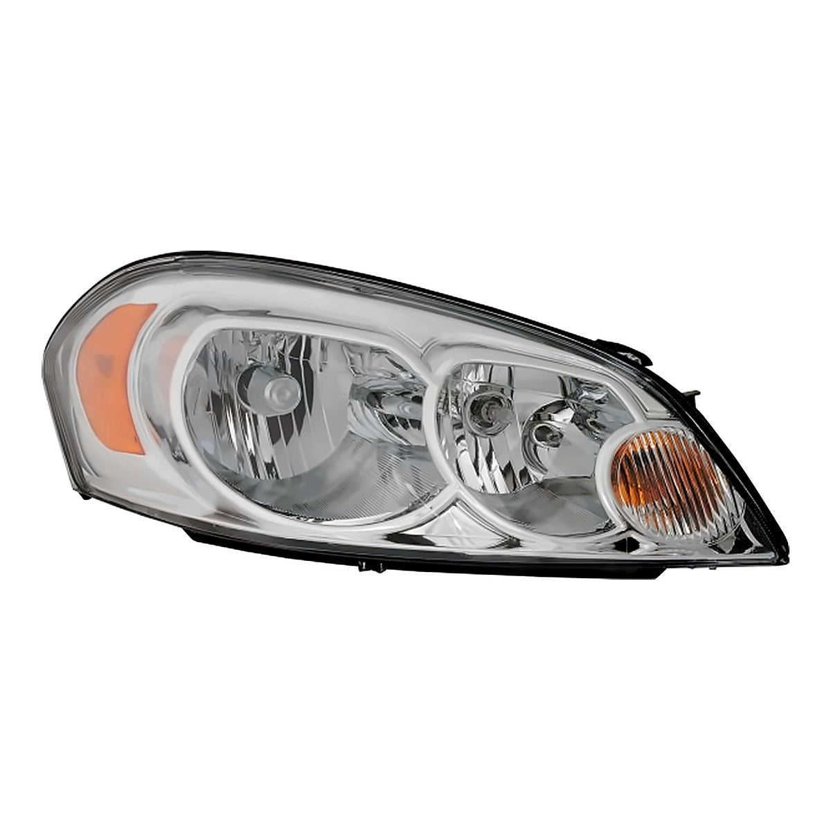 2006-2013 Chevrolet Impala Passenger Side Head Lamp, gm2503261. Front view.