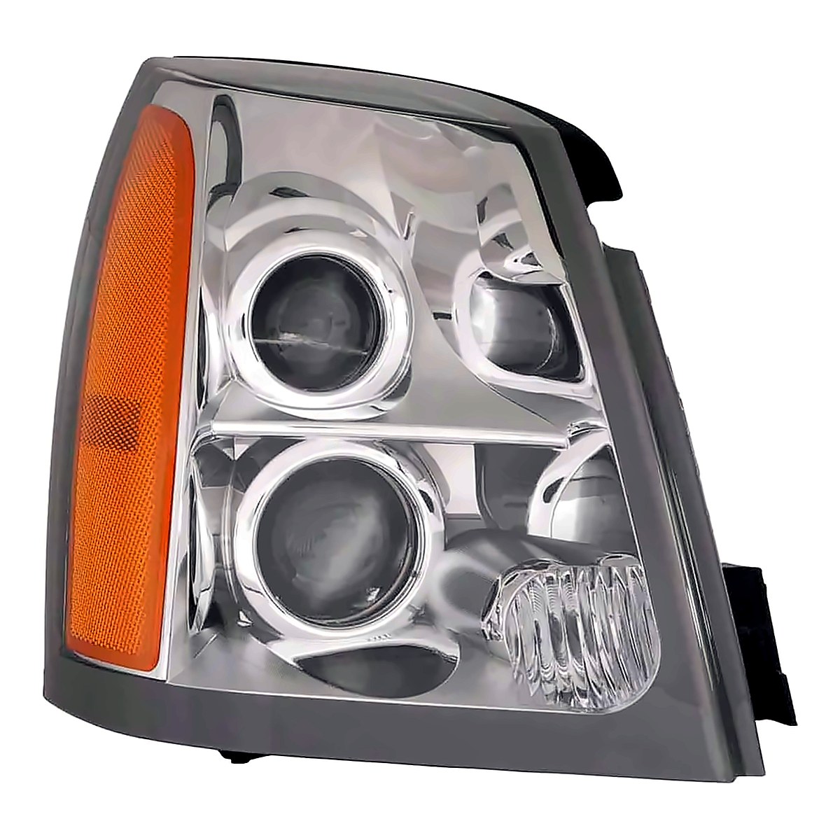 2004-2009 Cadillac Srx Passenger Side Head Lamp, gm2503287. Front view.