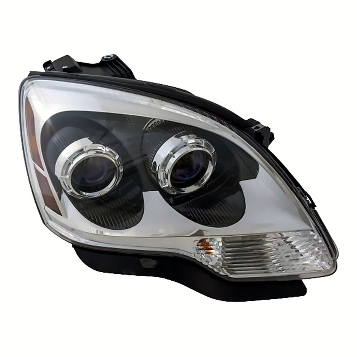 2007-2008 GMC Acadia Passenger Side Head Lamp, gm2503294. Front view.