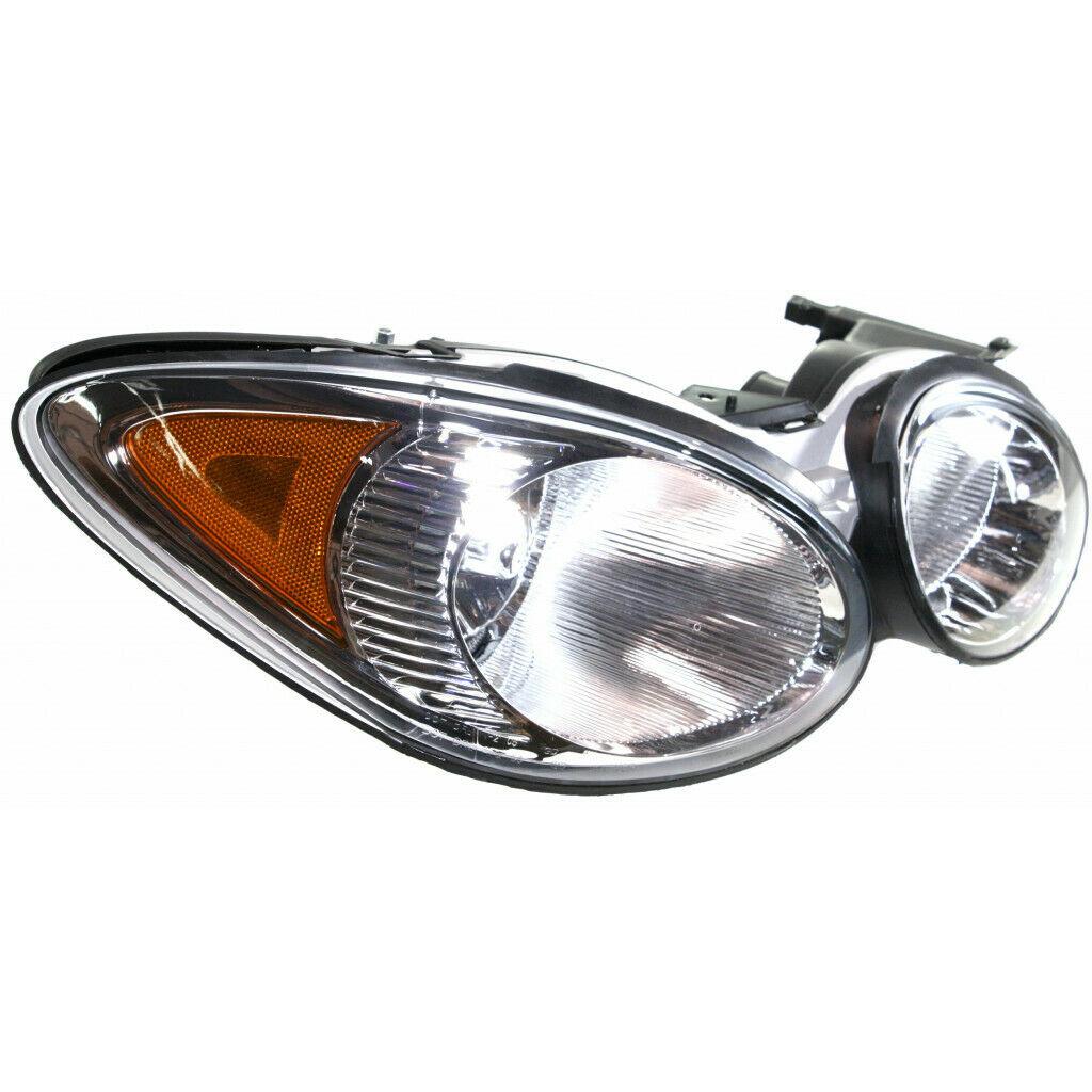 2008-2009 Buick Allure Head Lamp Passenger Side , GM2503341. Side view of the replacement part.