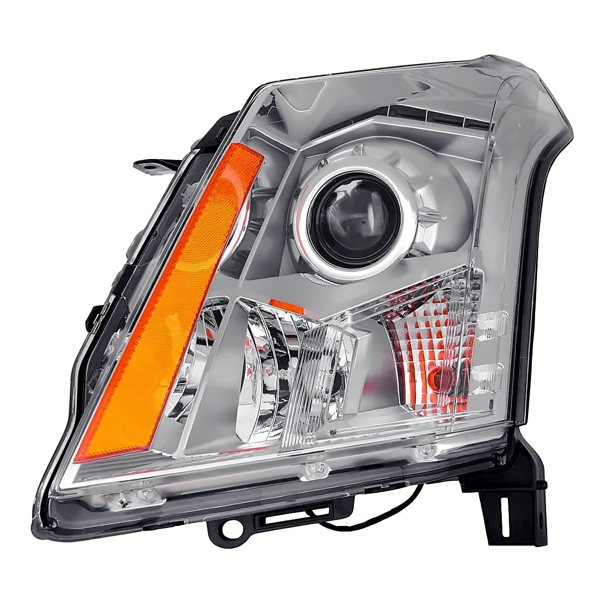 2010-2013 Cadillac Srx Passenger Side Head Lamp, gm2503345. Front view.