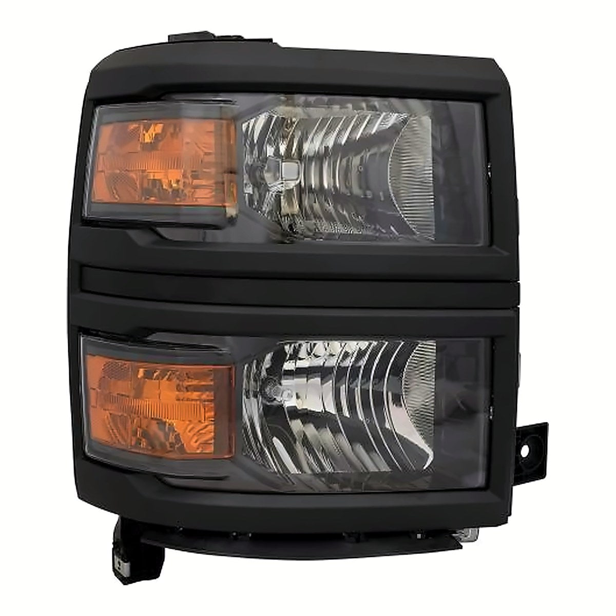 2014-2015 Chevrolet Silverado 1500 Passenger Side Head Lamp, gm2503395. Front view.