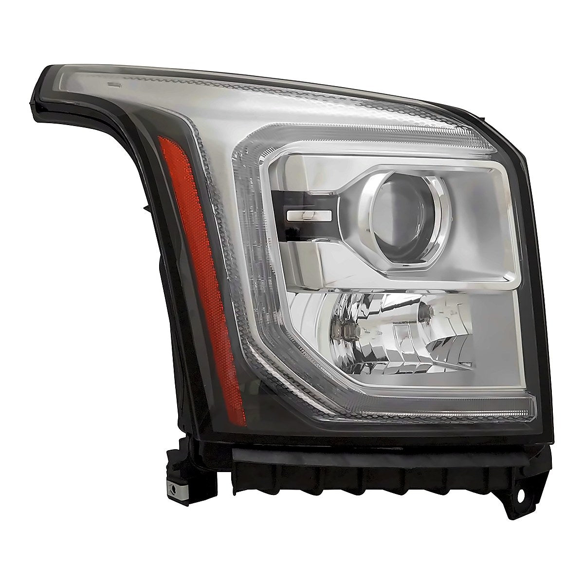 2015-2017 GMC Yukon Passenger Side Head Lamp, gm2503409. Front view.