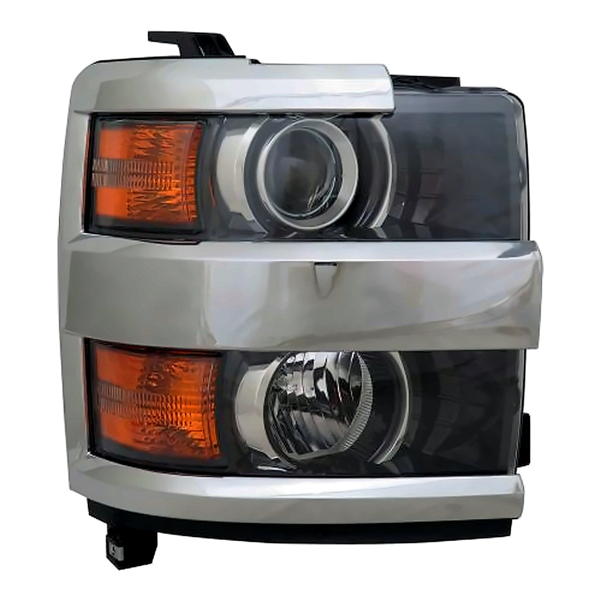 2015-2019 Chevrolet Silverado 3500 Passenger Side Head Lamp, gm2503416. Front view.