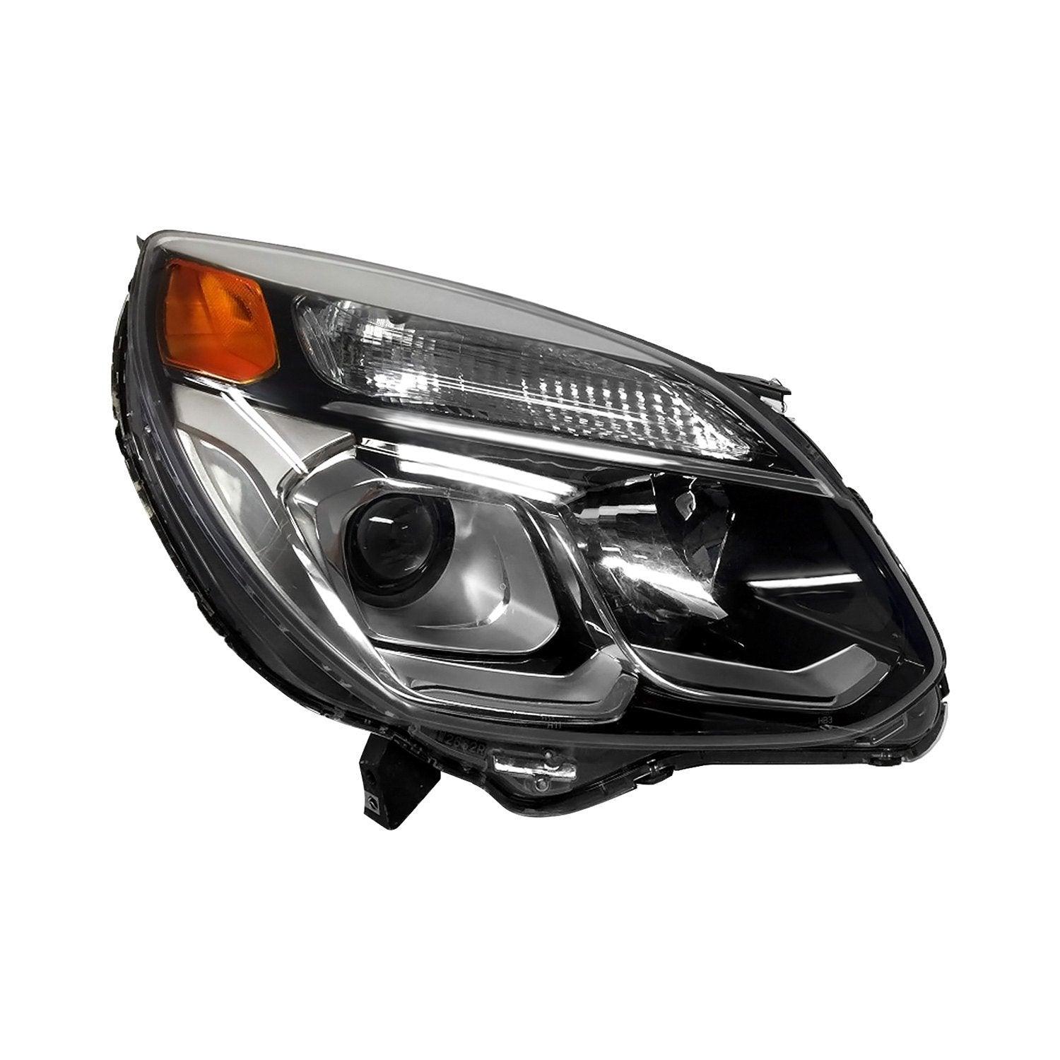 2016-2017 Chevrolet Equinox Head Lamp Passenger Side Halogen , GM2503424. Exact fit for vehicle restoration.