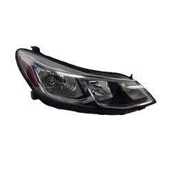 2016-2019 Chevrolet Cruze Sedan Head Lamp Passenger Side Halogen Without Drl Without Projector , GM2503428. Durable and impact-resistant.