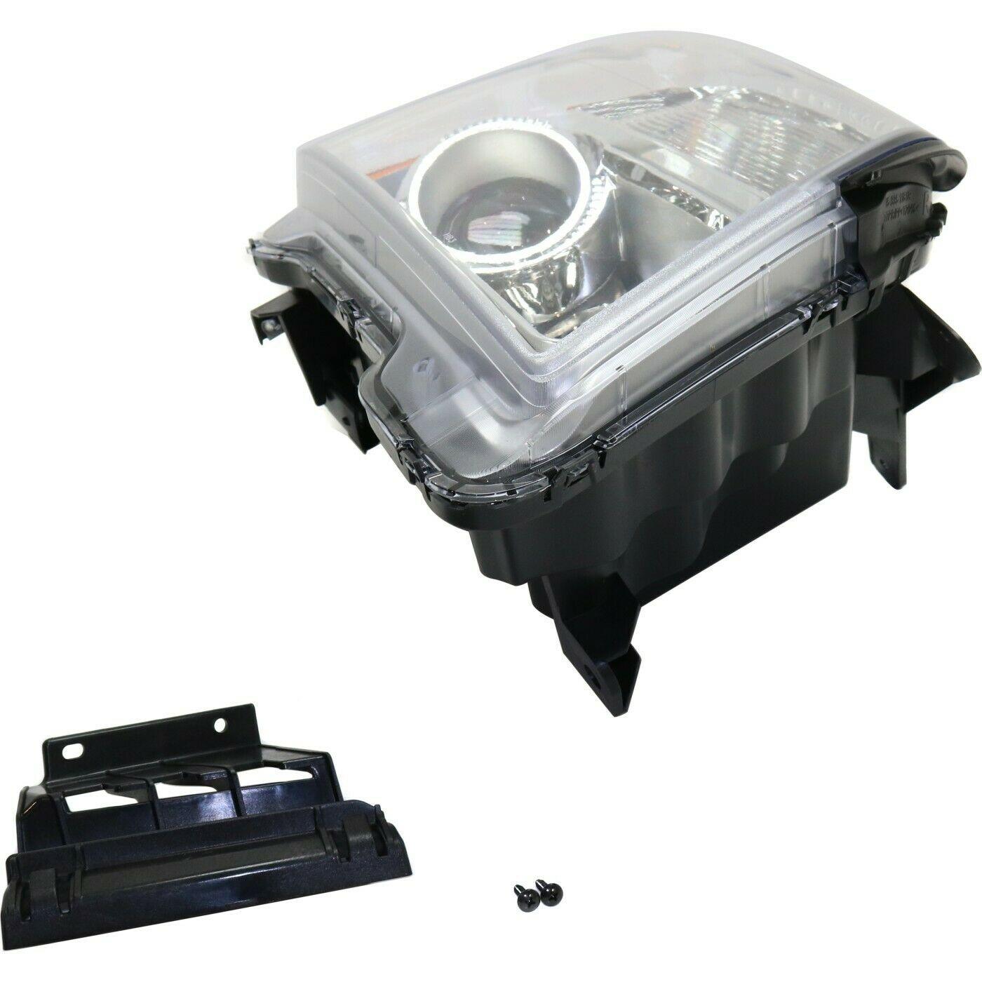 2016-2017 Gmc Terrain Head Lamp Passenger Side With Chrome Bezel , GM2503435. Designed for OEM alignment.